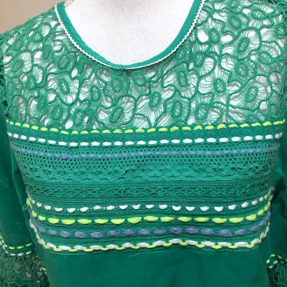 NWT Anthropologie Bl^nk London Blouse  size XS